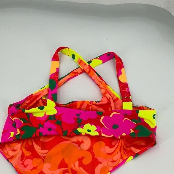 NWT Maaji Multicolor Aurora Crayon Flower Cutout One Piece Swimsuit Size 16 - Picture 4 of 8